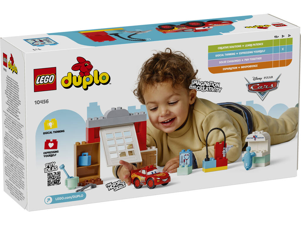 Lego Duplo Disney Cars Visite de McQueen à l'atelier de Doc