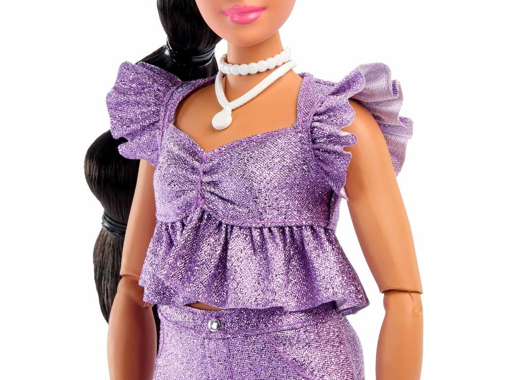 Barbie Deluxe Style Poupée Ensemble Violet Brillant