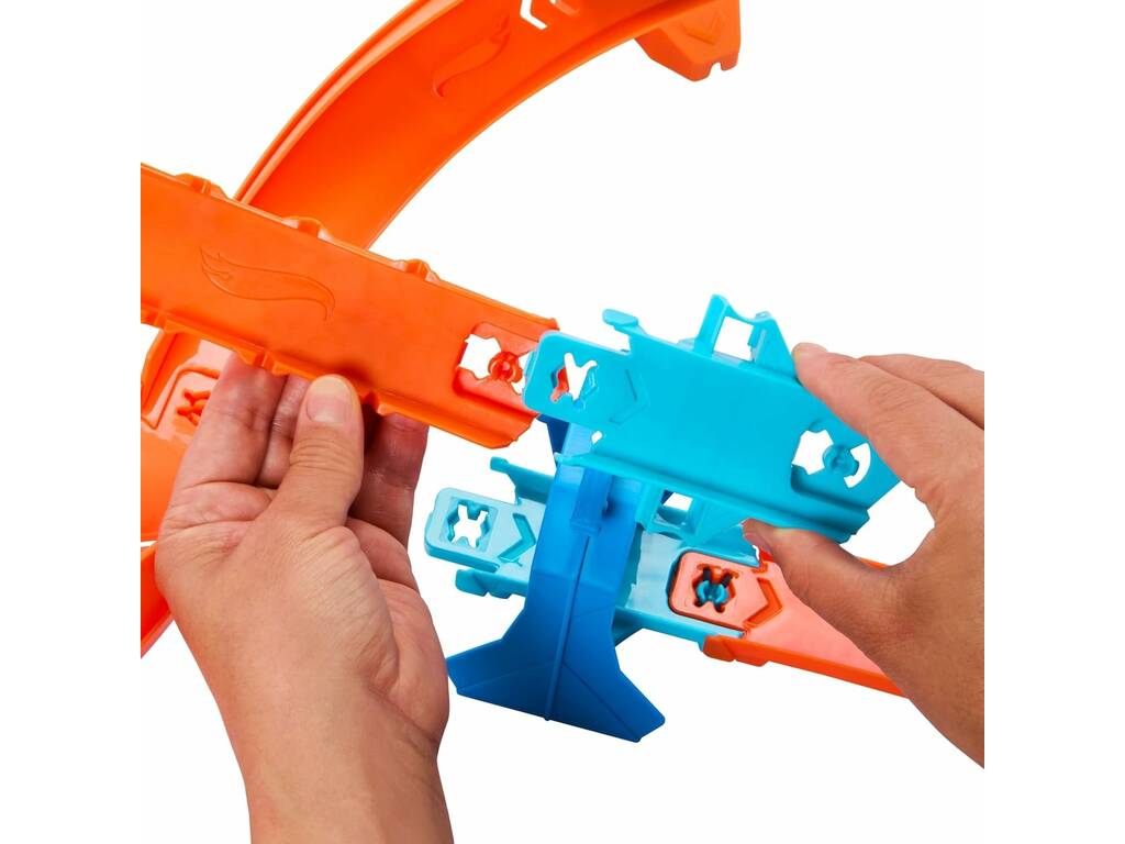 Kit Circuit Super Jump 3 en 1 Hot Wheels Track Creator