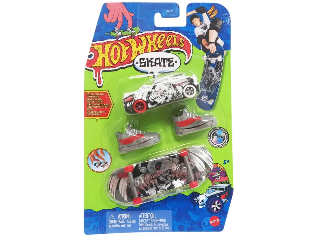 Voiture et patins Hot Wheels Skate