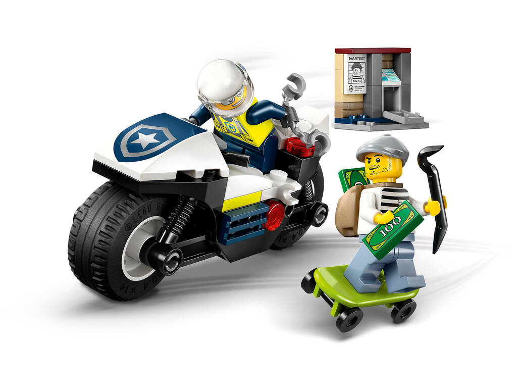 Lego City Persecución en Moto de Policia