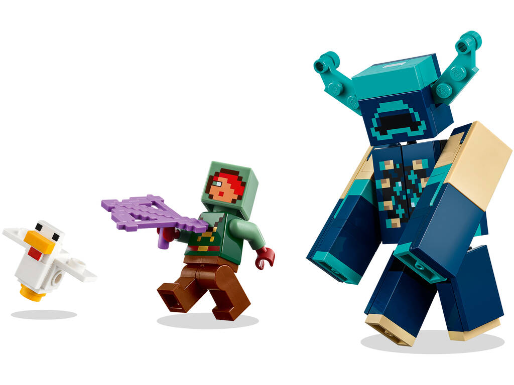 Lego Minecraft La rencontre avec le gardien