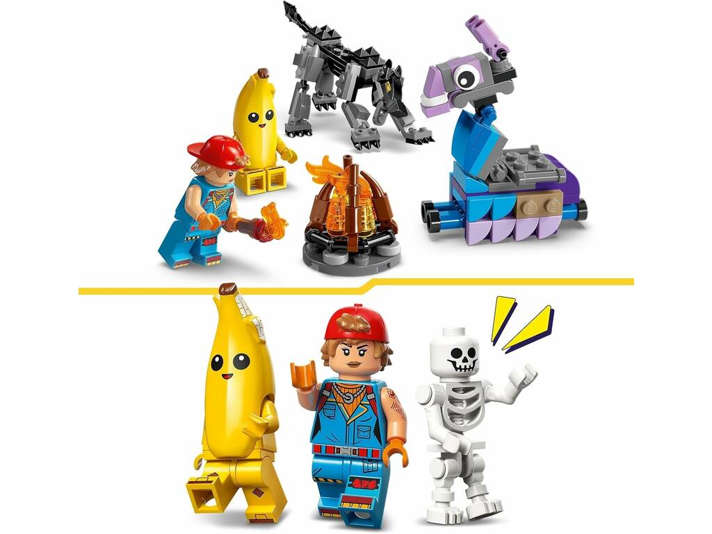 Camp Lego Fortnite Banane et Bougie d'allumage