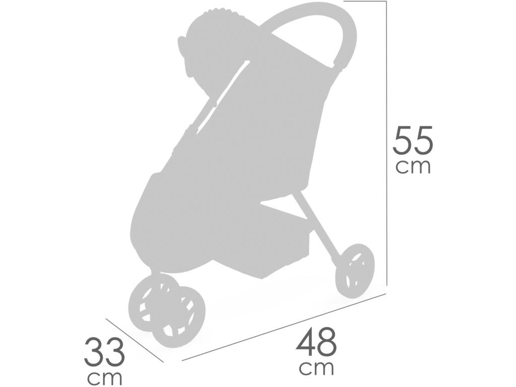 Mon premier chariot de poupée Sophie à 3 roues