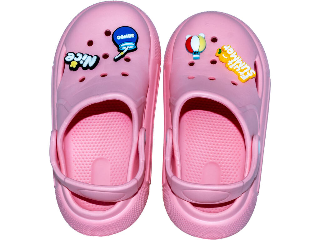 Sabots EVA perforés pour enfants Rose Taille 24