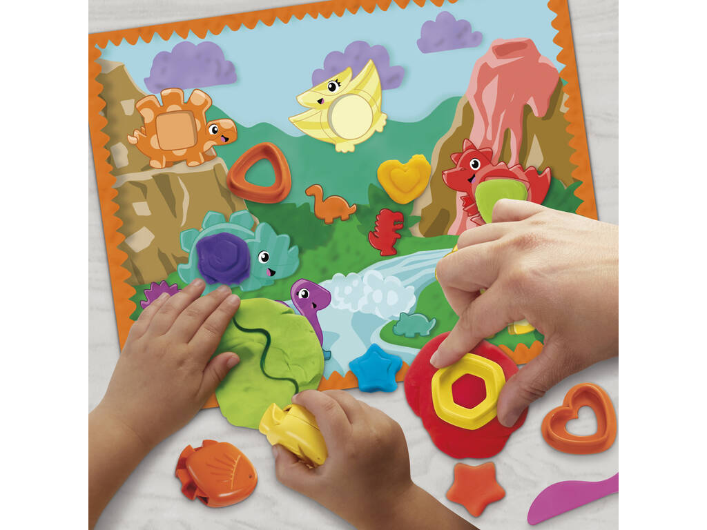 Playdoh Dinosaurio Formas y Colores