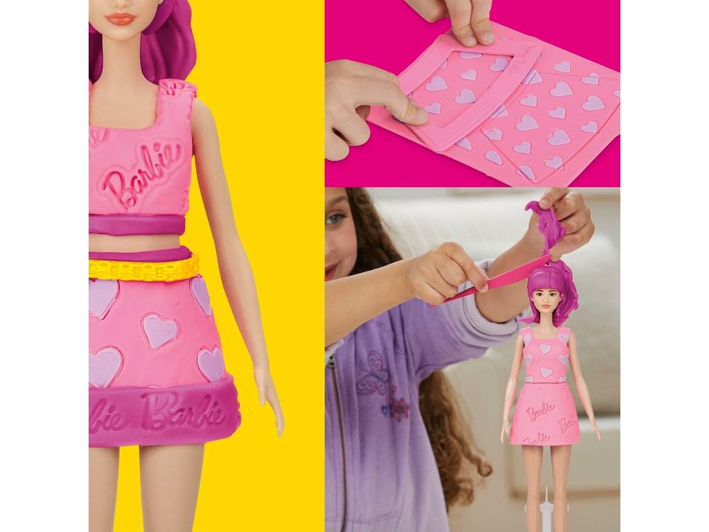 Playdoh Barbie Coeurs et Cheveux