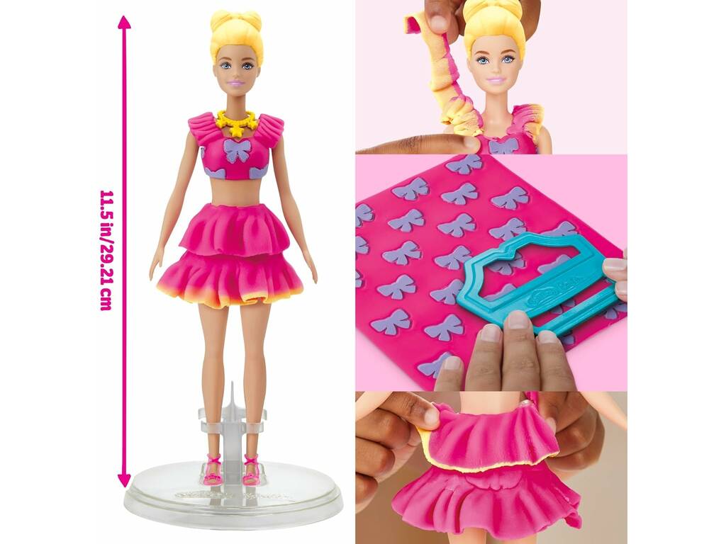 Playdoh Barbie Volantes y Lazos