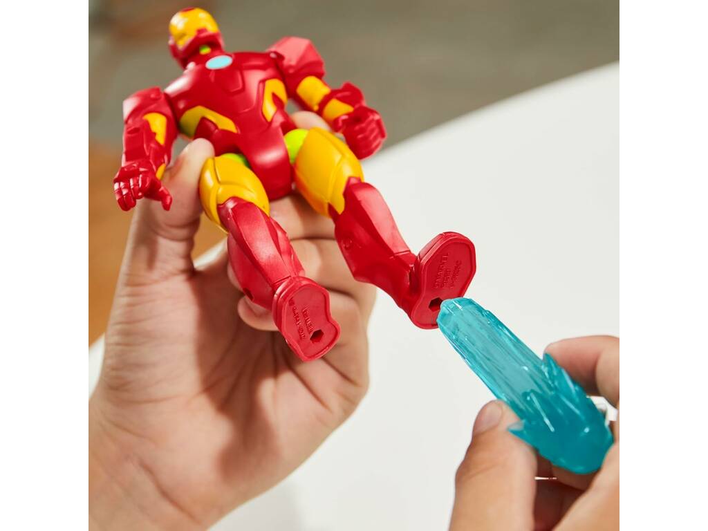 Marvel MixMashers Figurine de base Iron Man avec accessoires