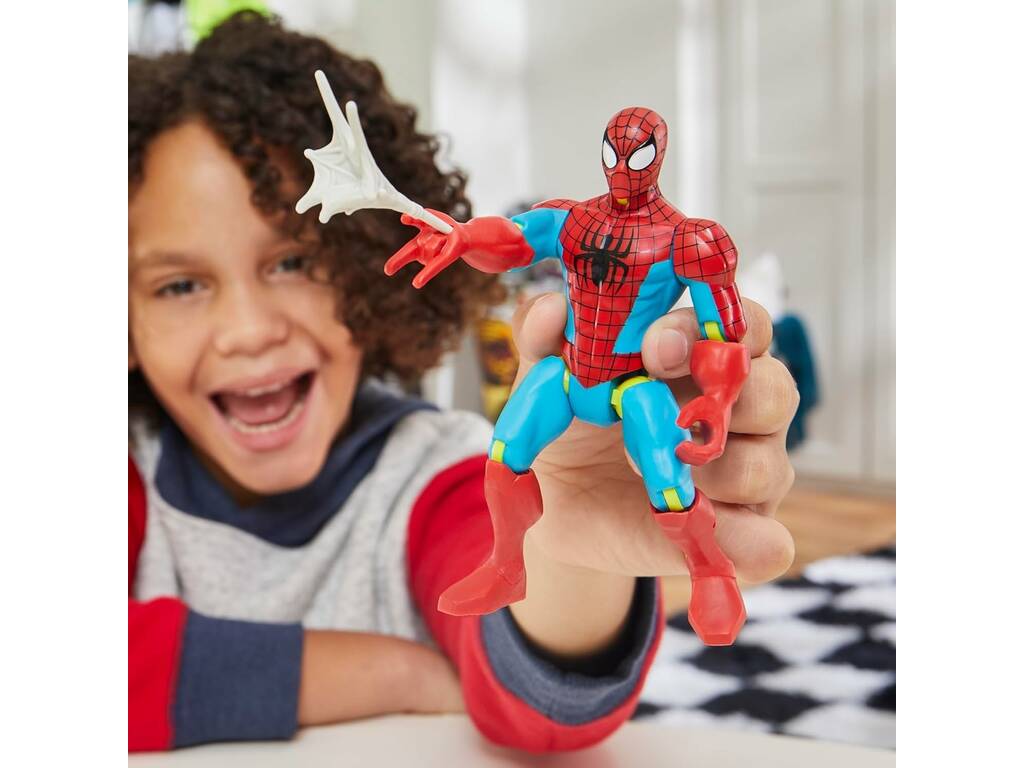Marvel MixMashers Figura Básica Spiderman con Accesorios
