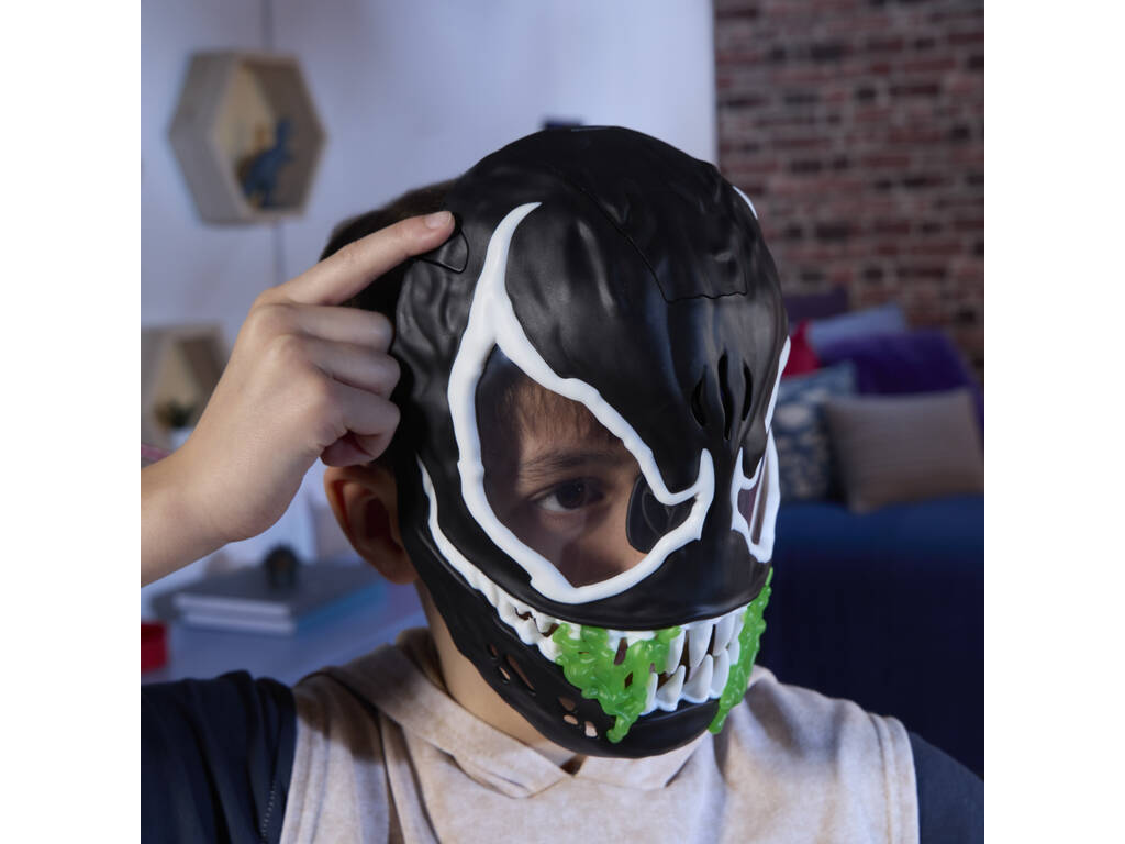 Marvel Spiderman Masque Venom Fluorescent avec Sons