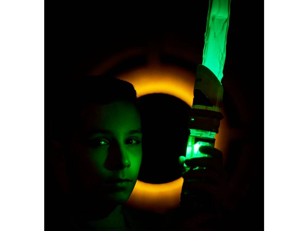 Star Wars Cristal de puissance Sabre laser avec cristaux de puissance, lumière et sons