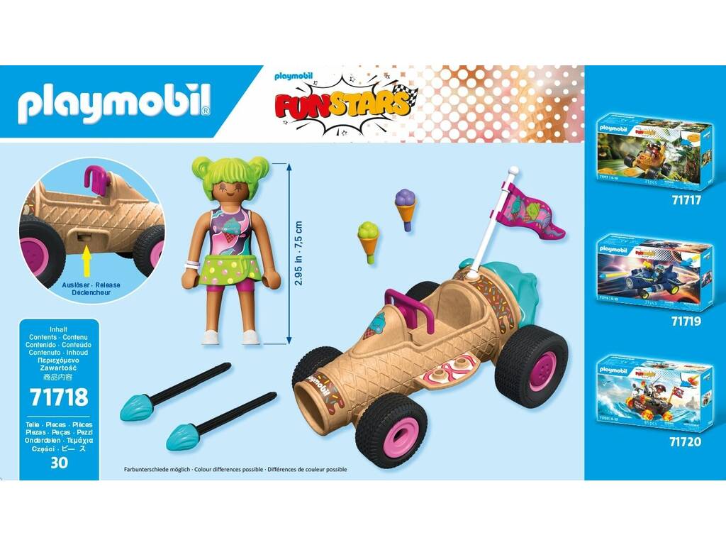 Playmobil FunStars Racing Cône de glace