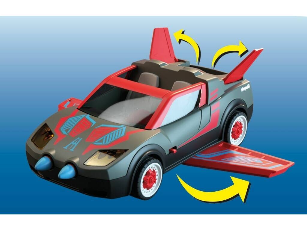 Playmobil Héroes con Vehículo Volador