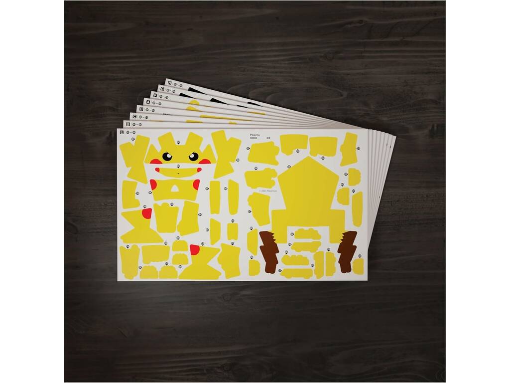 Puzzle 4D Build Pokémon Figura Pikachu de 201 Piezas