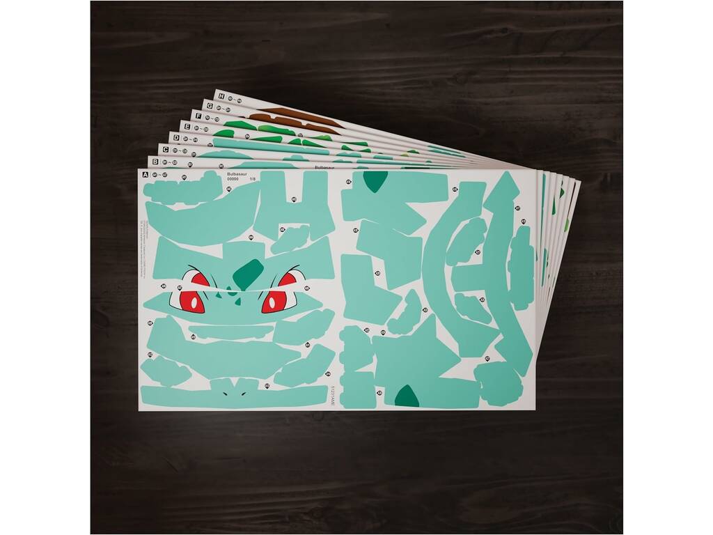 Puzzle 4D Build Pokémon Figura Bulbasaur de 195 Piezas