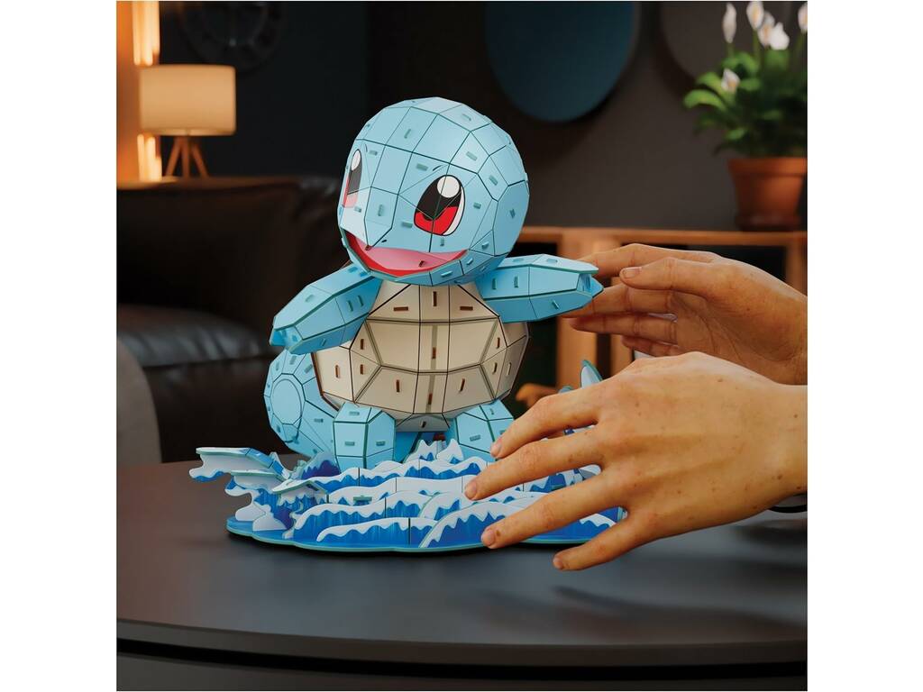Puzzle 4D Build Pokémon Figurine Squirtle de 180 pièces