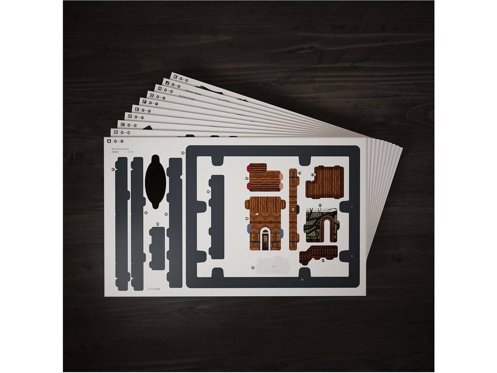 Puzzle 4D Build Stranger Things Figurine Maison Creel de 179 pièces