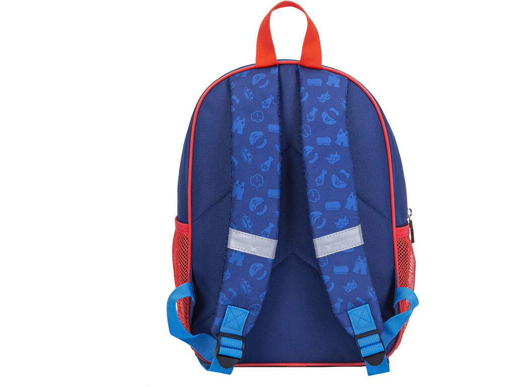 Super Mario Mochila Escolar com Bolsos de 37x27x17 cm