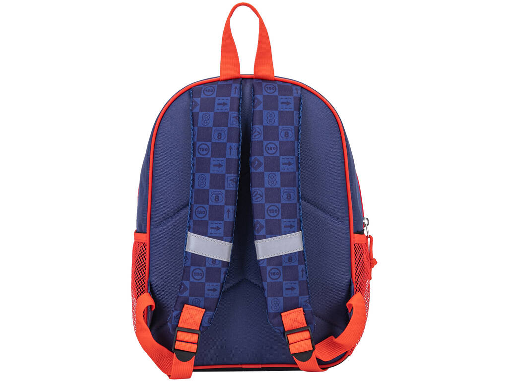 MarioKart Mochila Escolar com Bolsos de 37x27x17 cm