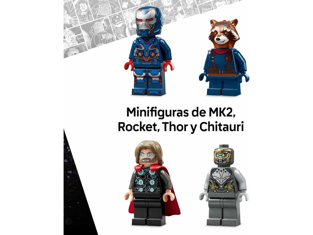 Lego Marvel Thor des Avengers : Endgame contre Chitauri