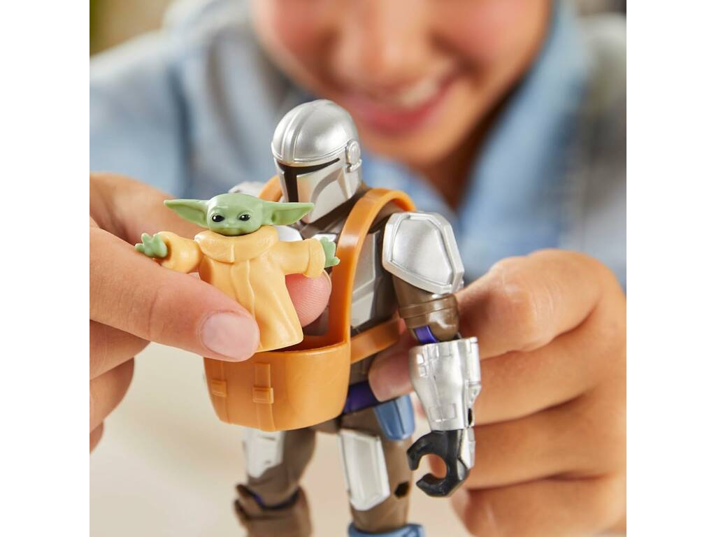 Star Wars MixMashers Figura Deluxe The Mandalorian con Accesorios