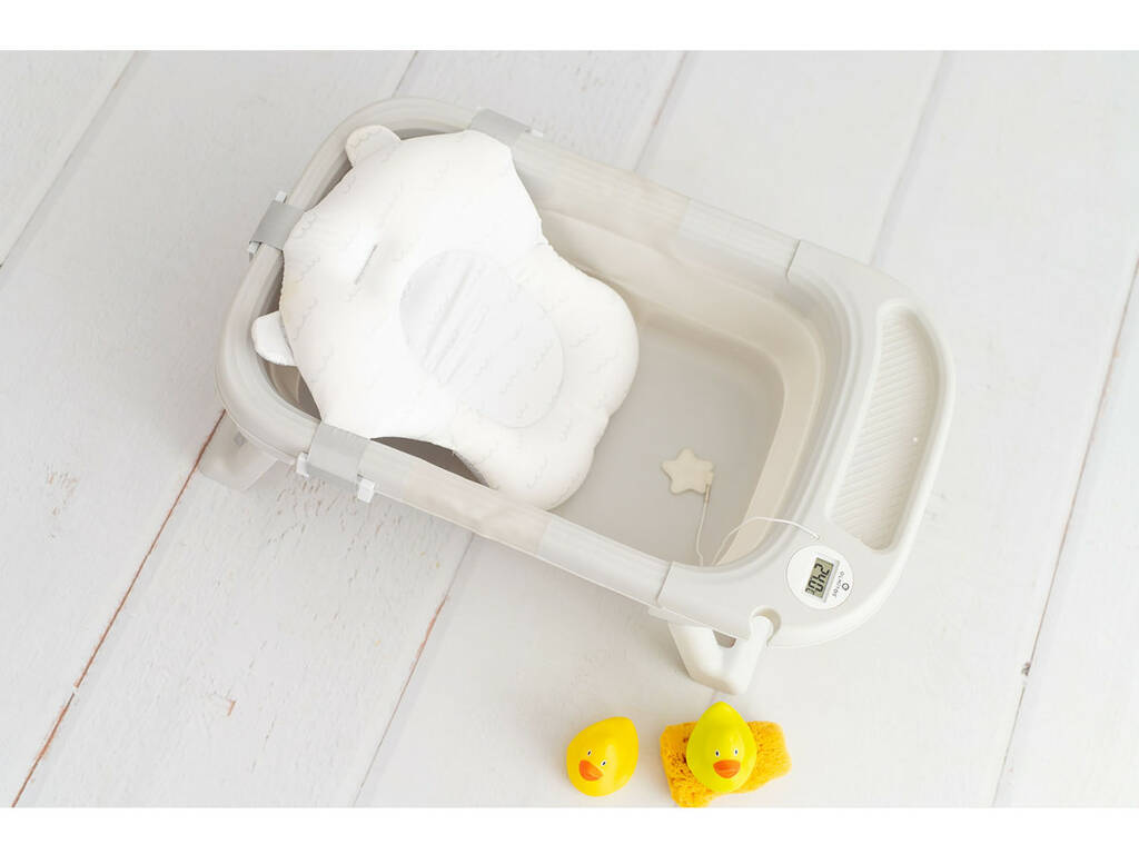 Baignoire pliante grise avec hamac