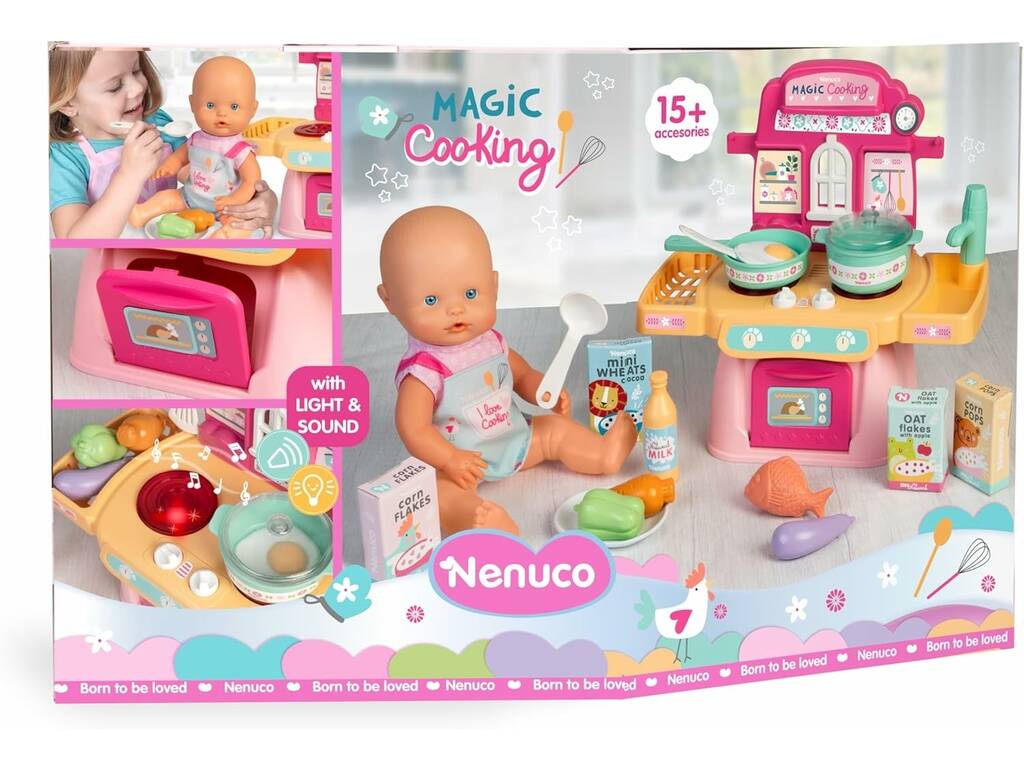 Nenuco Poupée Cuisine Magique avec Accessoires