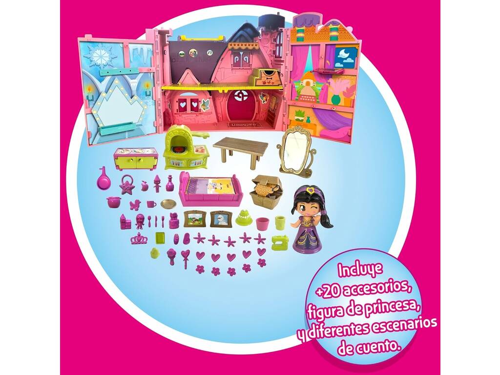 Pinypon Tales Manoir de conte de fées avec figurine et accessoires
