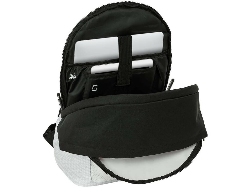 Sac à dos double pour ordinateur portable 15,6 pouces avec prise USB Real Madrid 1er équipement 24/25