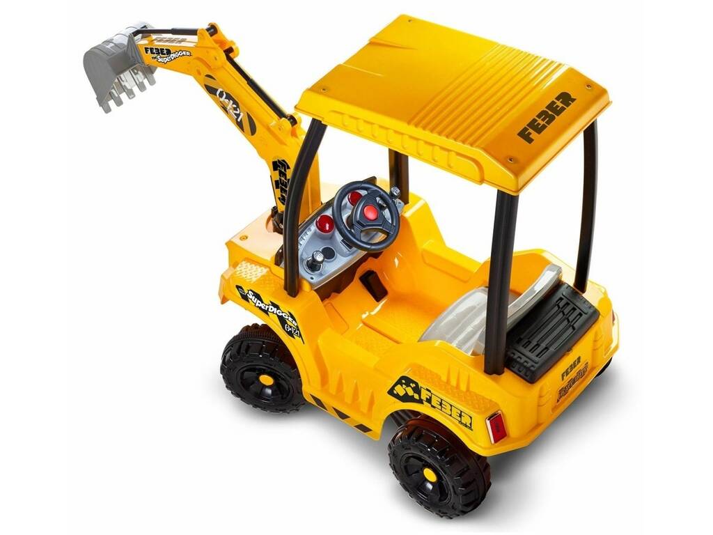 Feber Super Digger Excavatrice à batterie 12 V