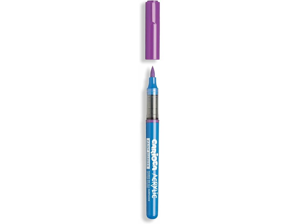 Carioca Acrylic Paint Marker Pack 5 marqueurs pour toutes surfaces