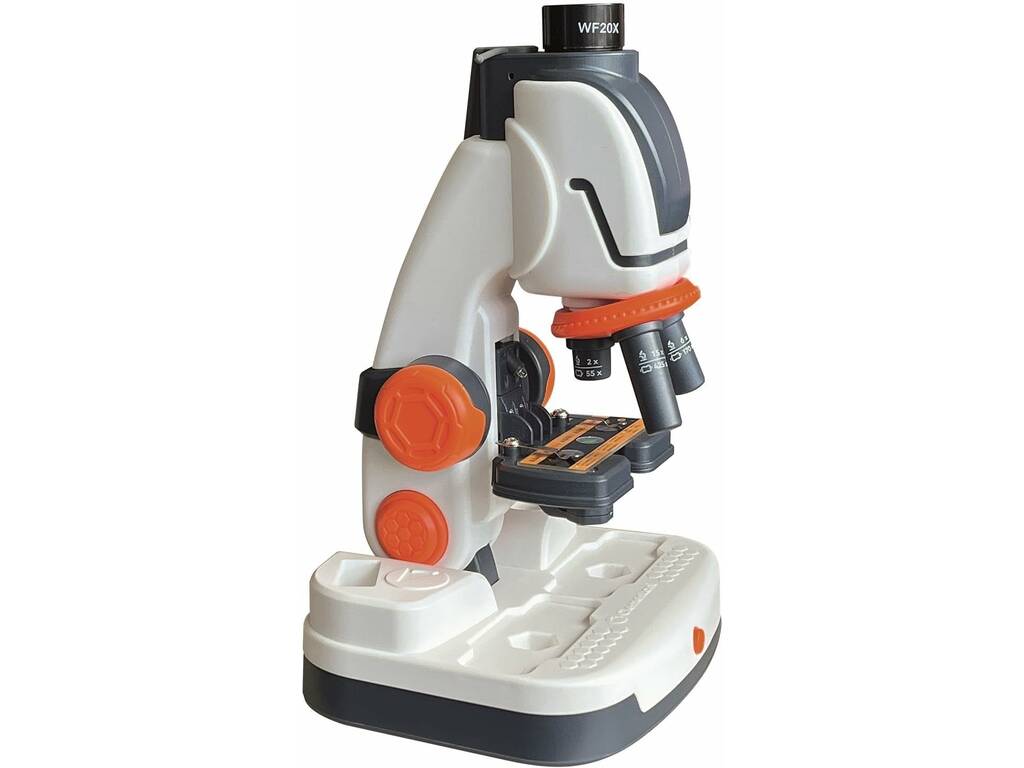 Microscope interactif avec IA et caméra Wi-Fi