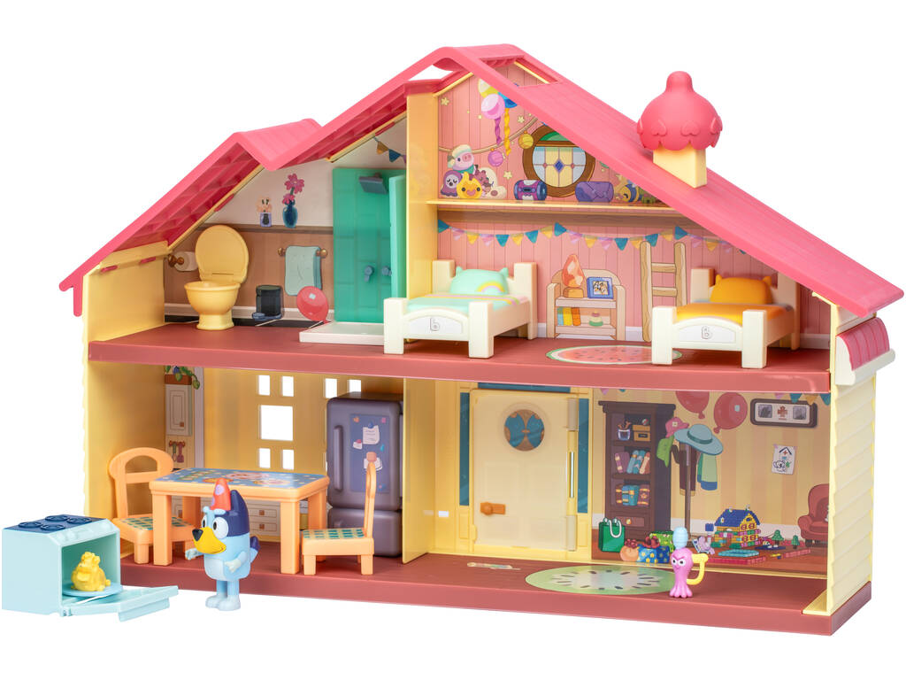 Bluey Set Casa de Celebraciones con Bluey y Accesorios