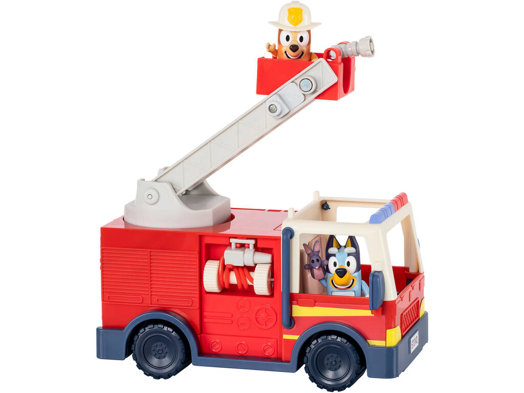Bluey Set Camión de Bomberos con Figuras y Accesorios