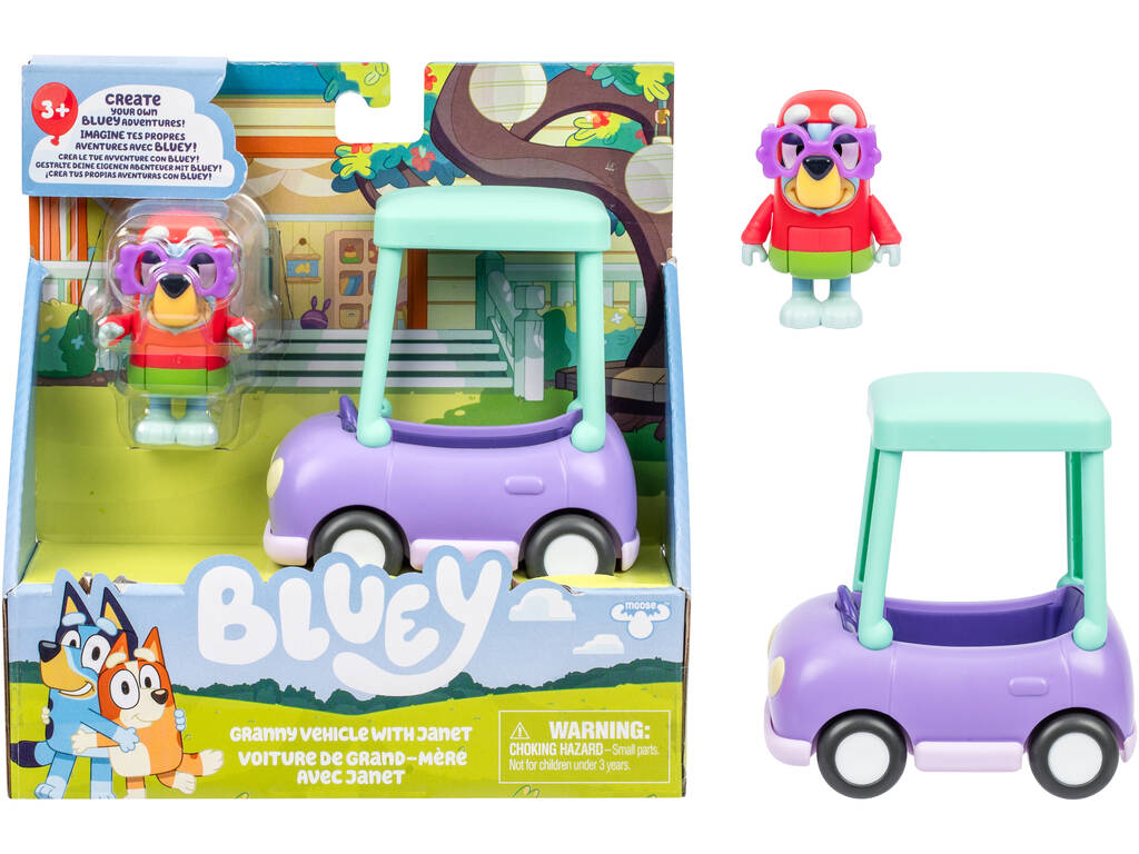 Bluey Set Véhicule avec figurine