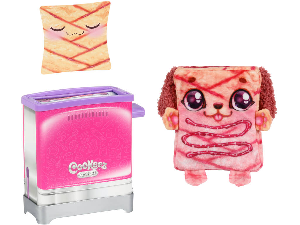 Cookeez Makery Toasty Treatz Grille-pain magique avec peluche surprise