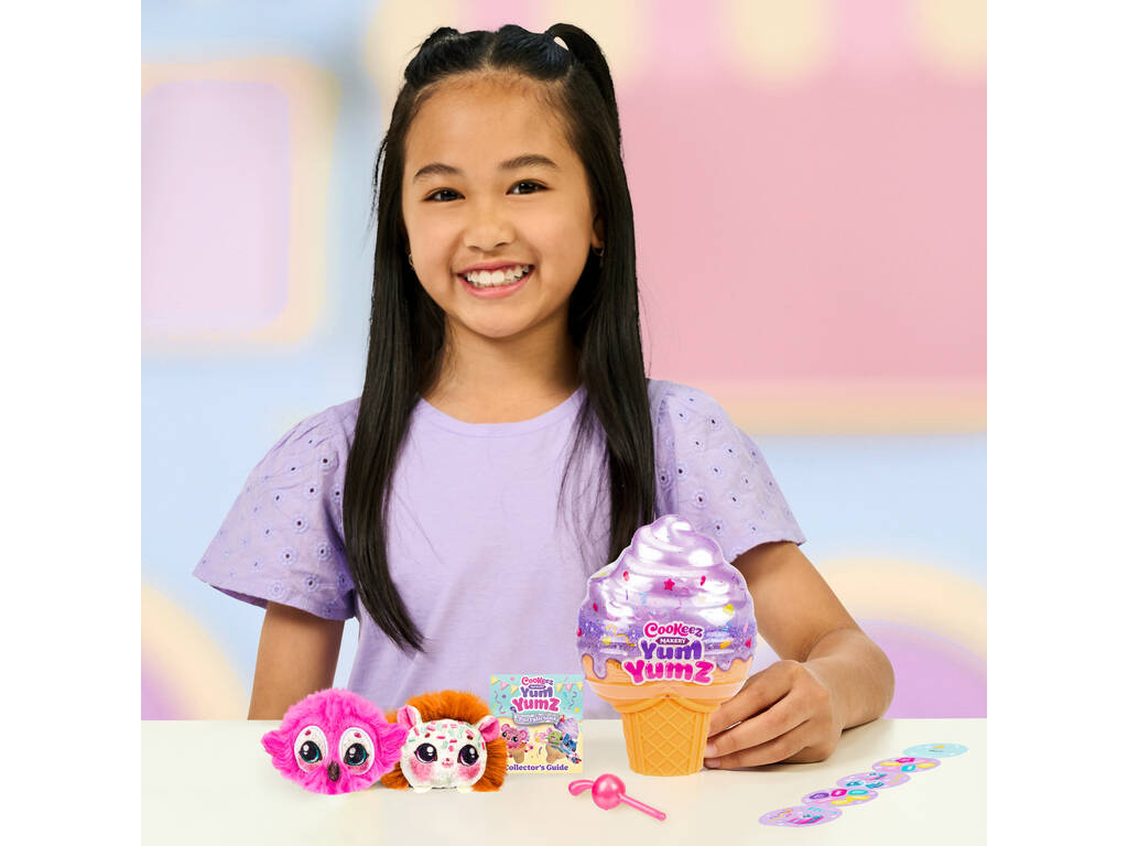 Cookeez Makery Yum Yumz Glace magique avec 2 peluches surprises