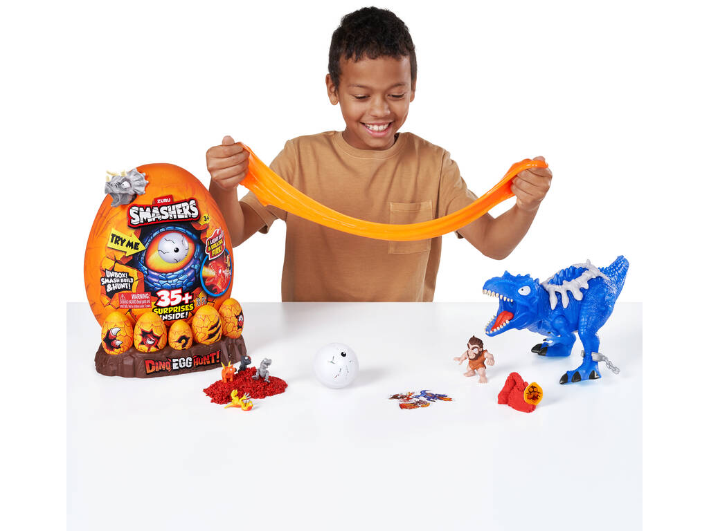 Smashers Œuf surprise dinosaure avec 36 pièces