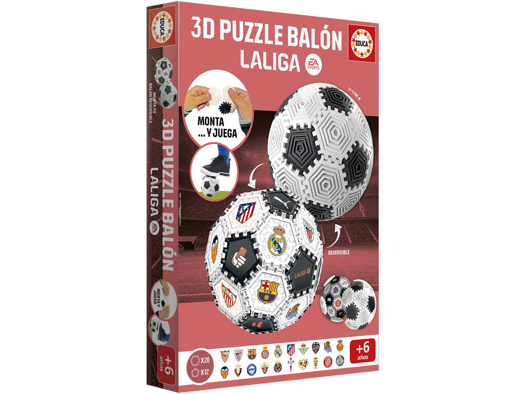 Puzzle 3D Ballon de la Liga de 12,5 cm