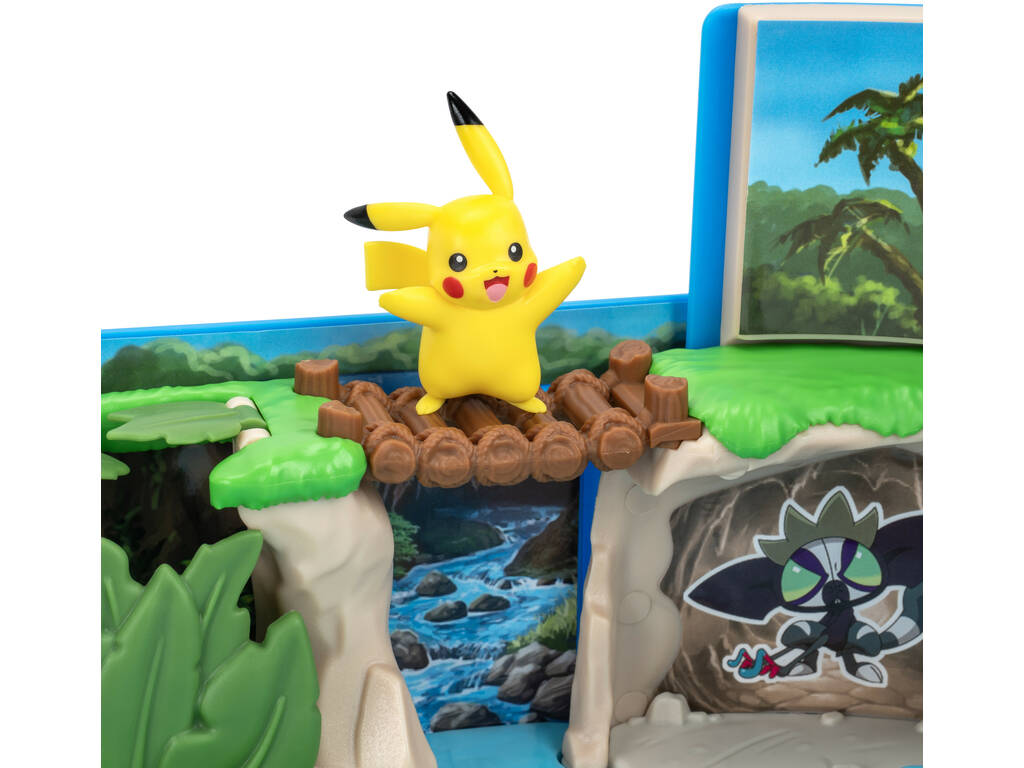 Sac à dos Pokémon Playset Monde en ruines avec figurine Pikachu