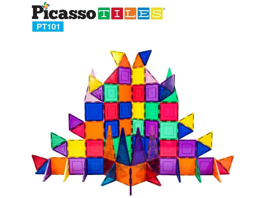 Picasso Tiles Blocs magnétiques 101 pièces