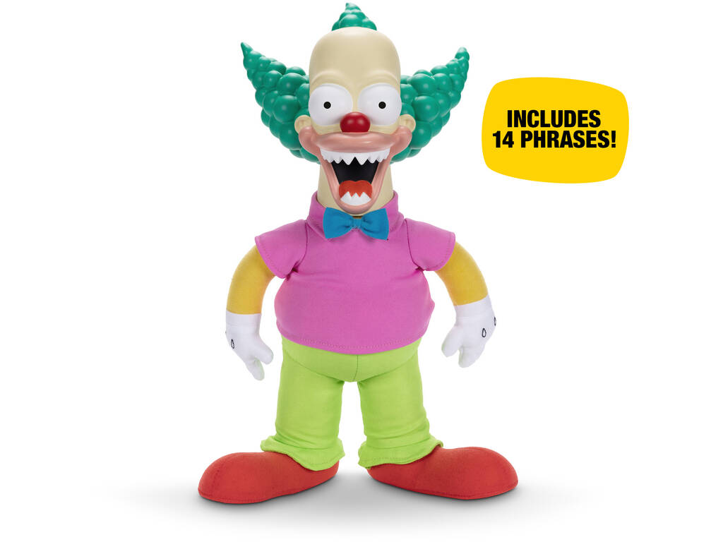 Les Simpsons Peluche Krusty Parlante de 38 cm