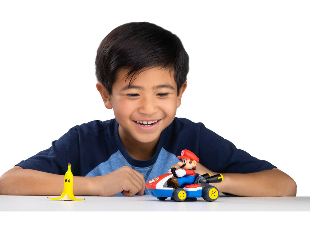 Mariokart Véhicule Mario Kart Megagiros de 12 cm avec accessoire