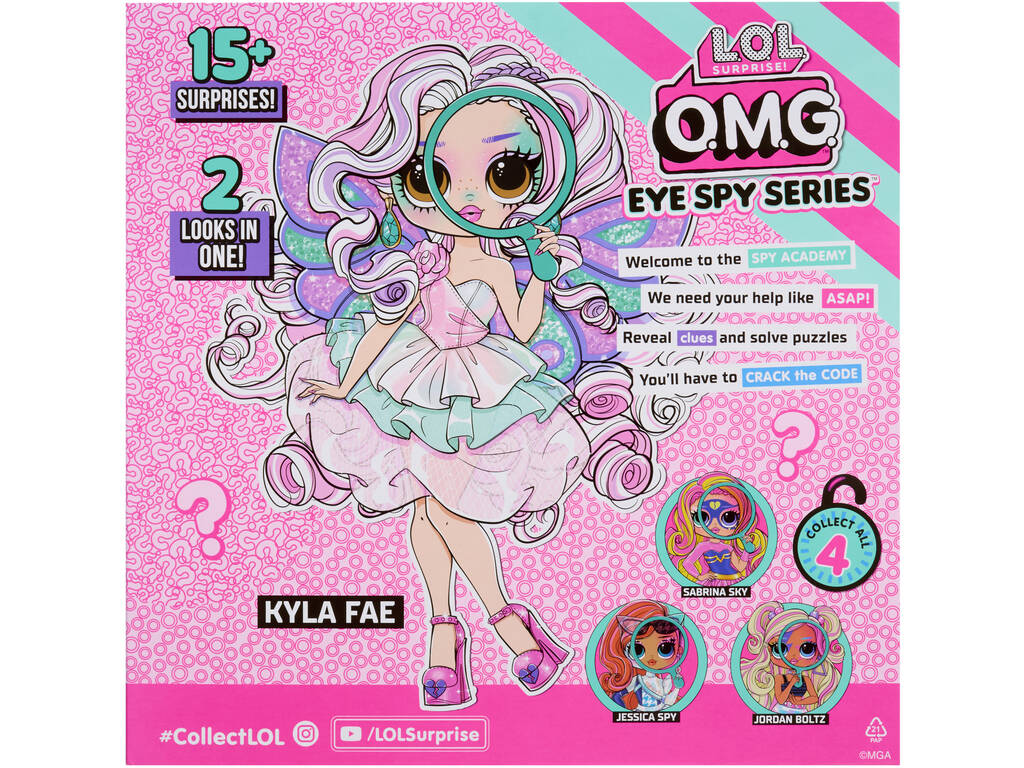 LOL Surprise OMG Eye Spy Series Poupée Kyla Fae avec accessoires
