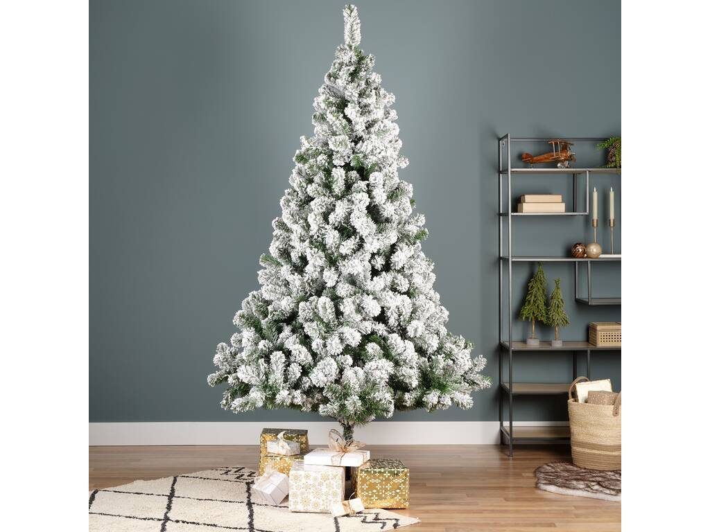 Sapin de Noël Imperial Nevado de 210 cm avec 770 branches Everlands