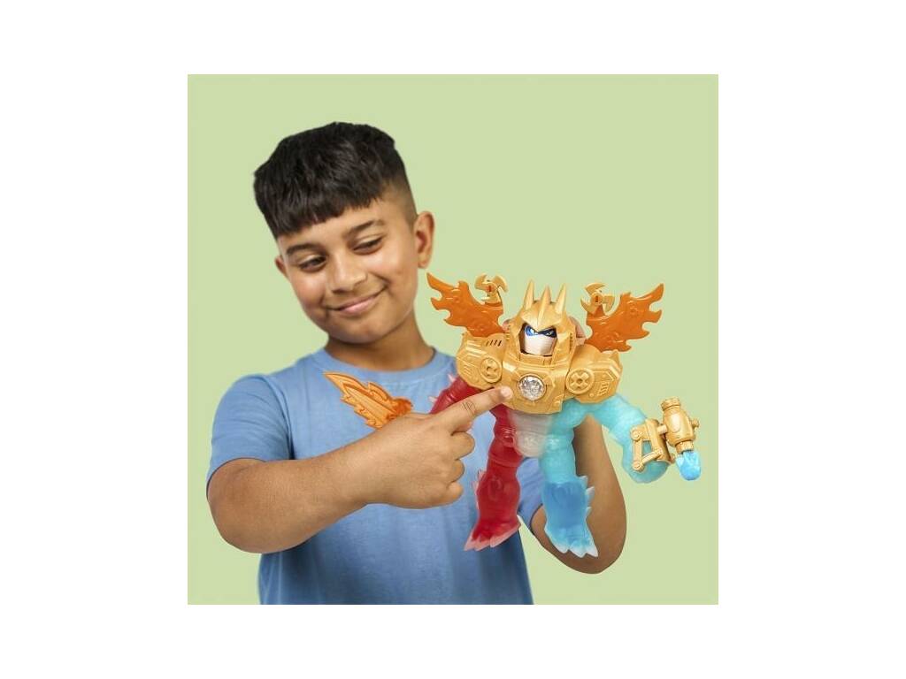 Heroes Of Goo Jit Zu Figura Goo-Tron Supreme con Luz y Sonidos