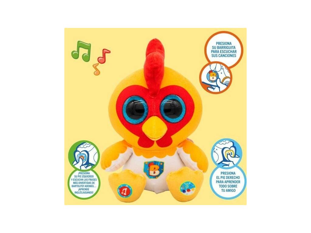 La Granja de Zenón Peluche Bartolito ABC de 30 cm con Frases