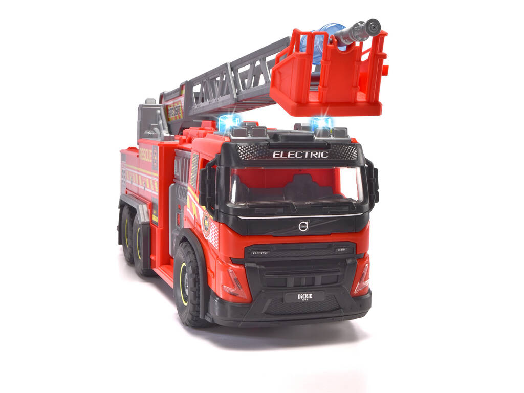 Camion de pompiers Volvo 55 cm avec lumières et sons