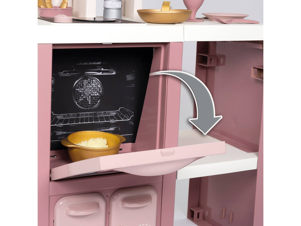 Cuisine Loft Rosa avec appareils électroménagers et 27 accessoires